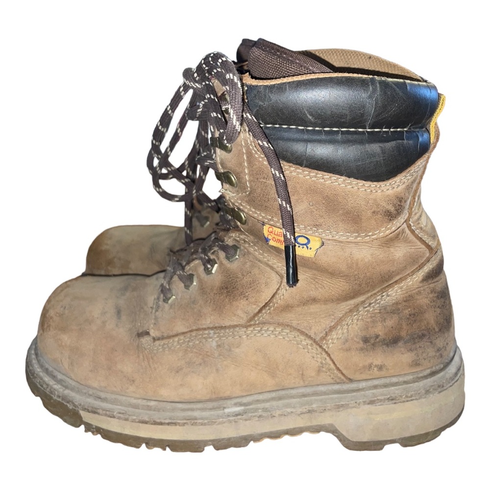 Dakota Men's Steel Toe Work Boots Quad Comfort Shock Absorb